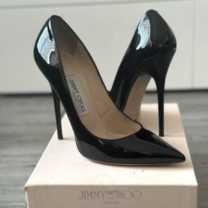 Jimmy Choo Patent Leather Anouk Heels